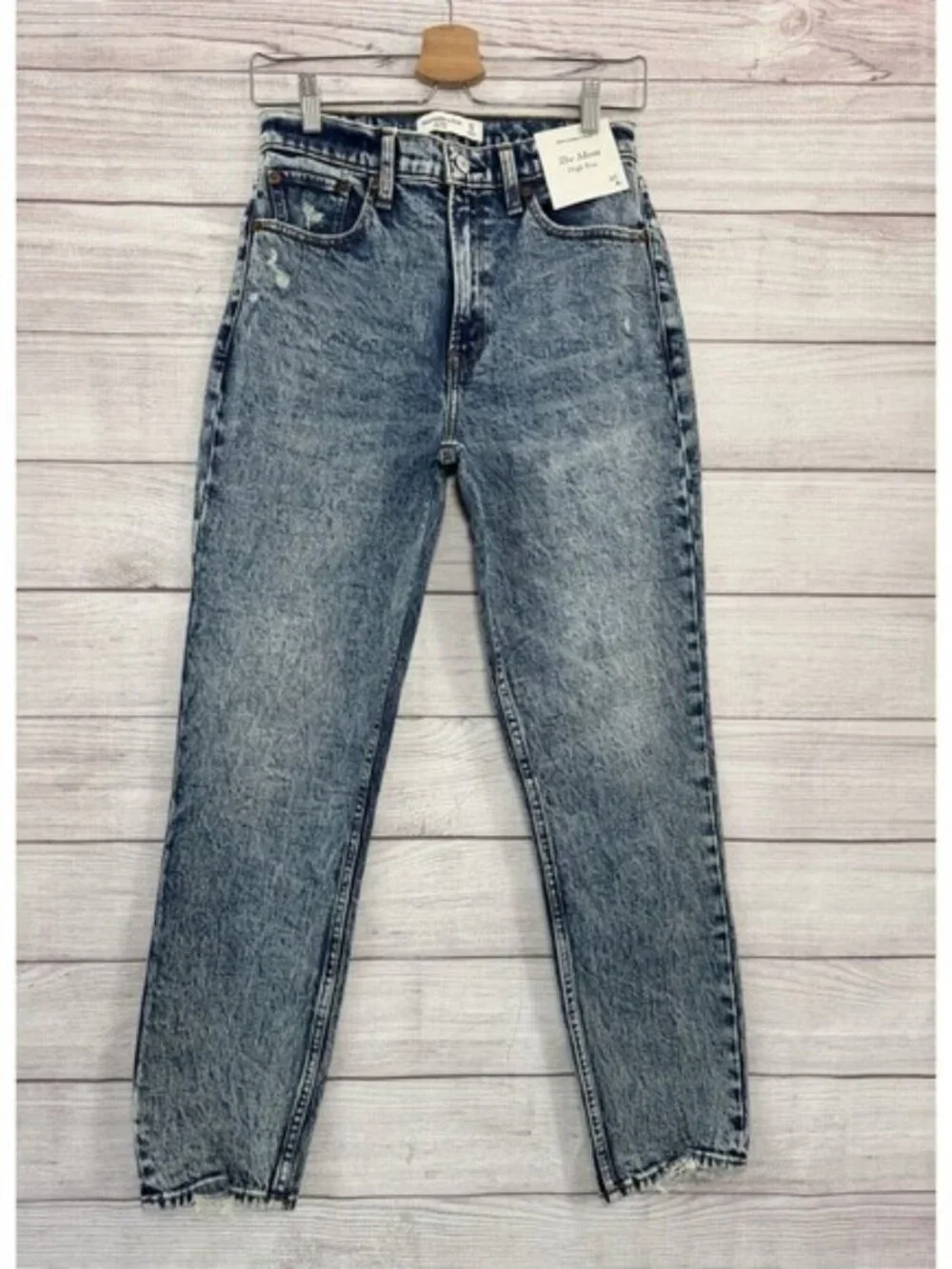 ABERCROMBIE & FITCH high rise the mom jeans (6S/28) - Picture 16 of 16